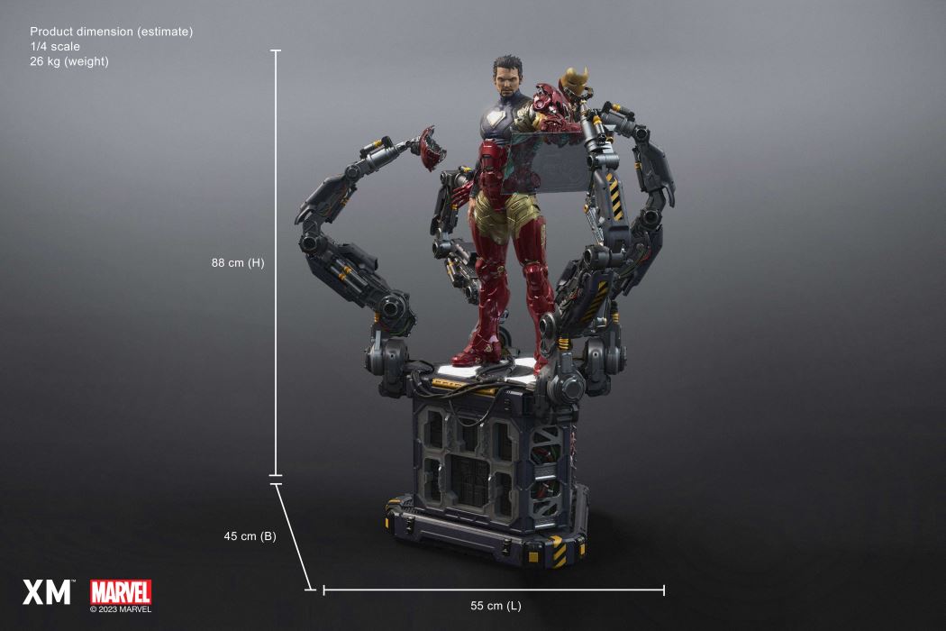 Iron Man (Suit Up) Ver B 1/4 Scale