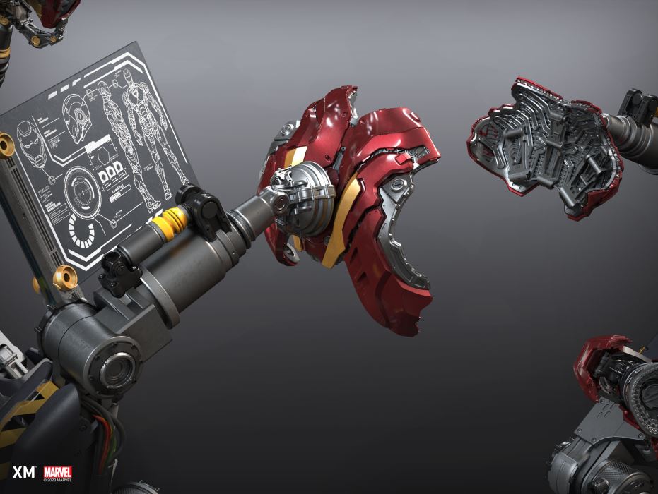 Iron Man (Suit Up) Ver B 1/4 Scale