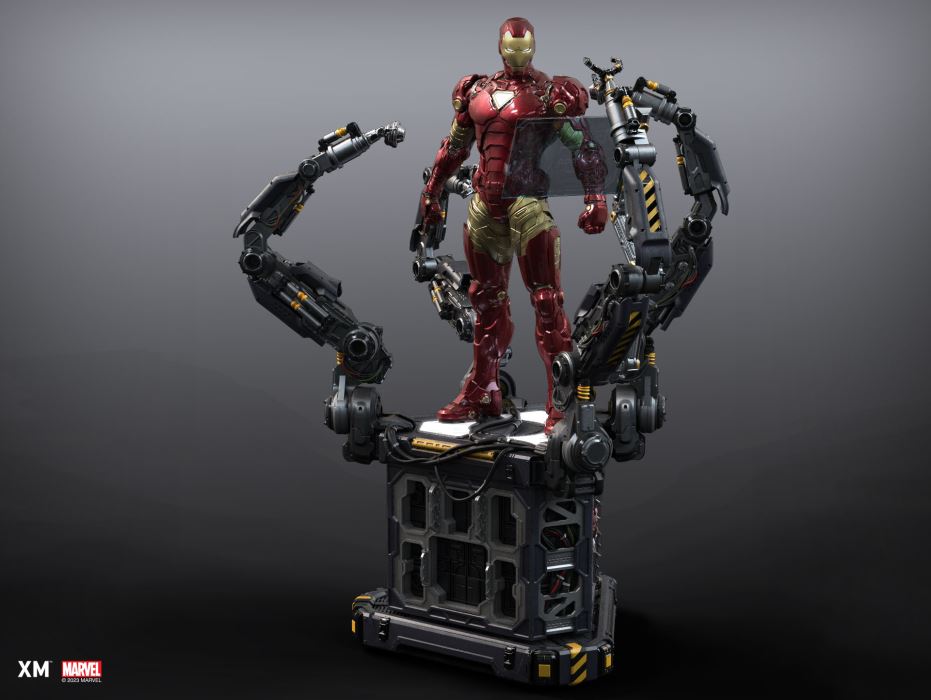 Iron Man (Suit Up) Ver B 1/4 Scale