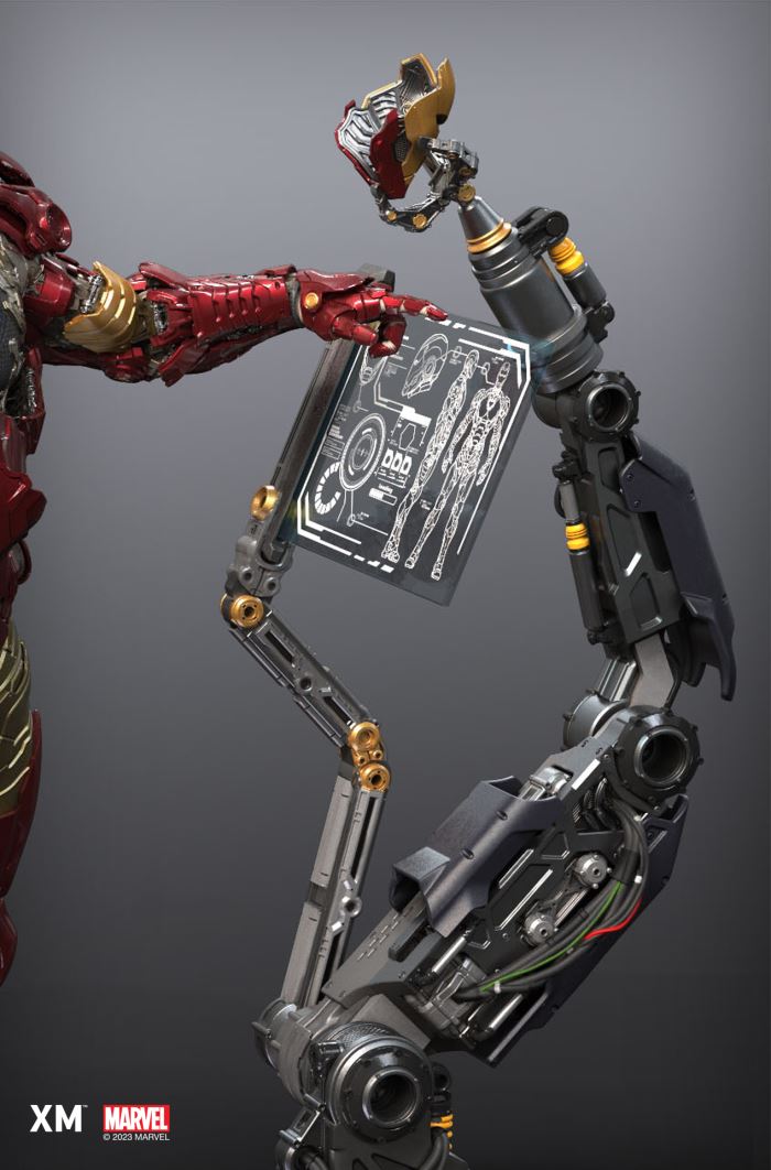Iron Man (Suit Up) Ver B 1/4 Scale
