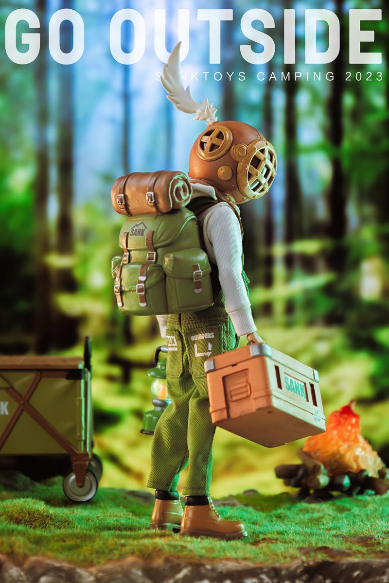 Wilderness Rider & Camping Boy 1/12