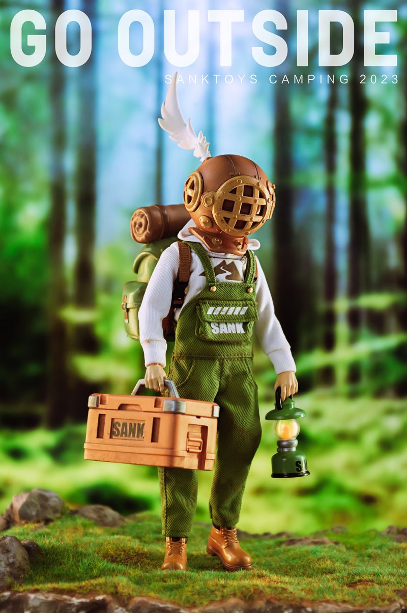 Wilderness Rider & Camping Boy 1/12