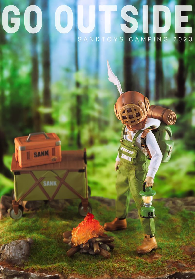 Wilderness Rider & Camping Boy 1/12