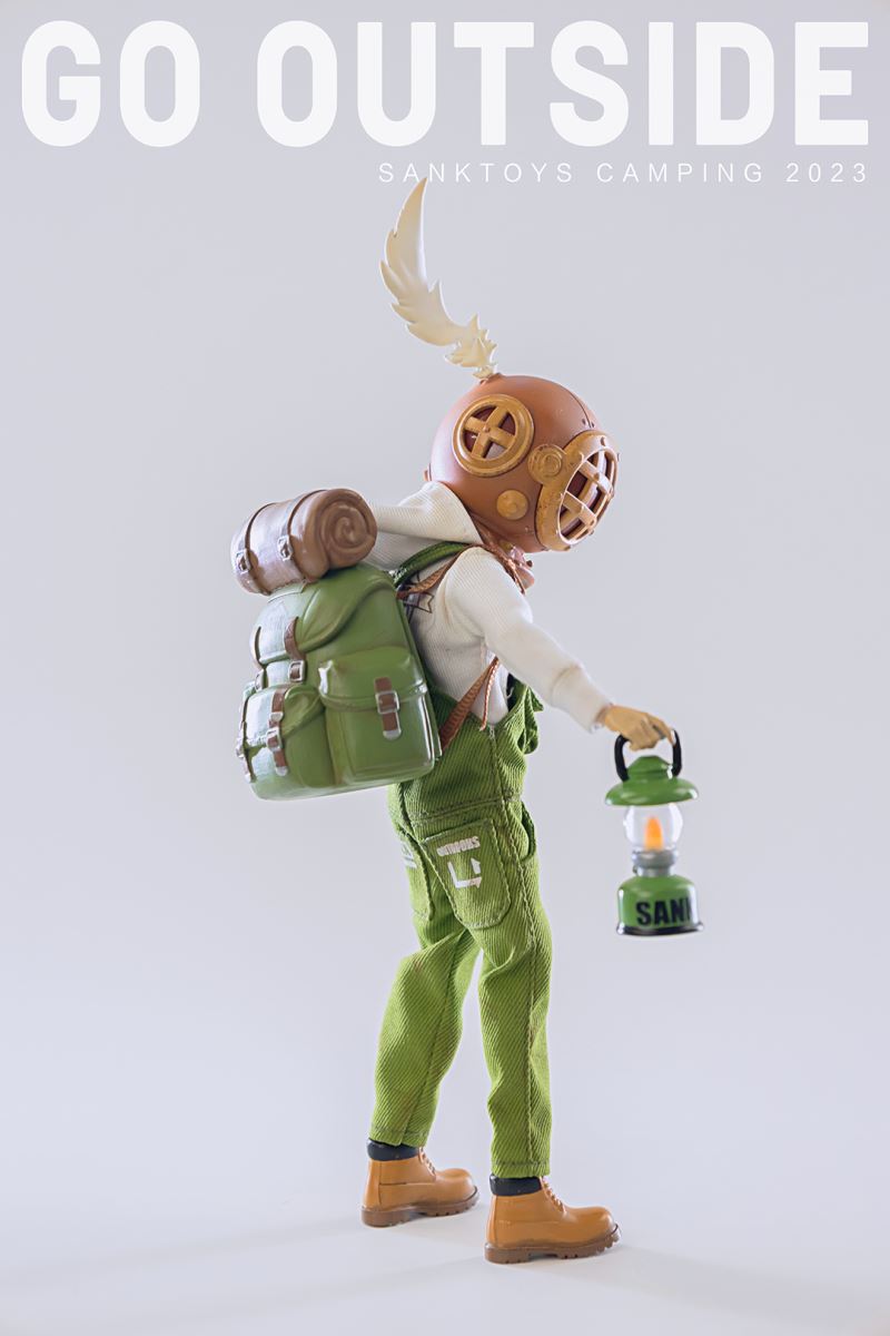 Wilderness Rider & Camping Boy 1/12