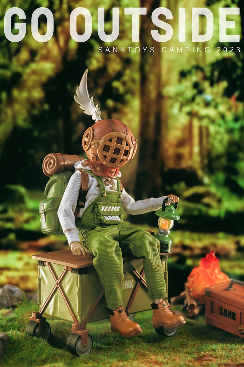 Wilderness Rider & Camping Boy 1/12
