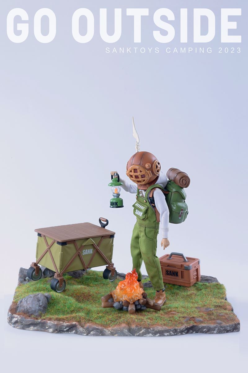 Wilderness Rider & Camping Boy 1/12