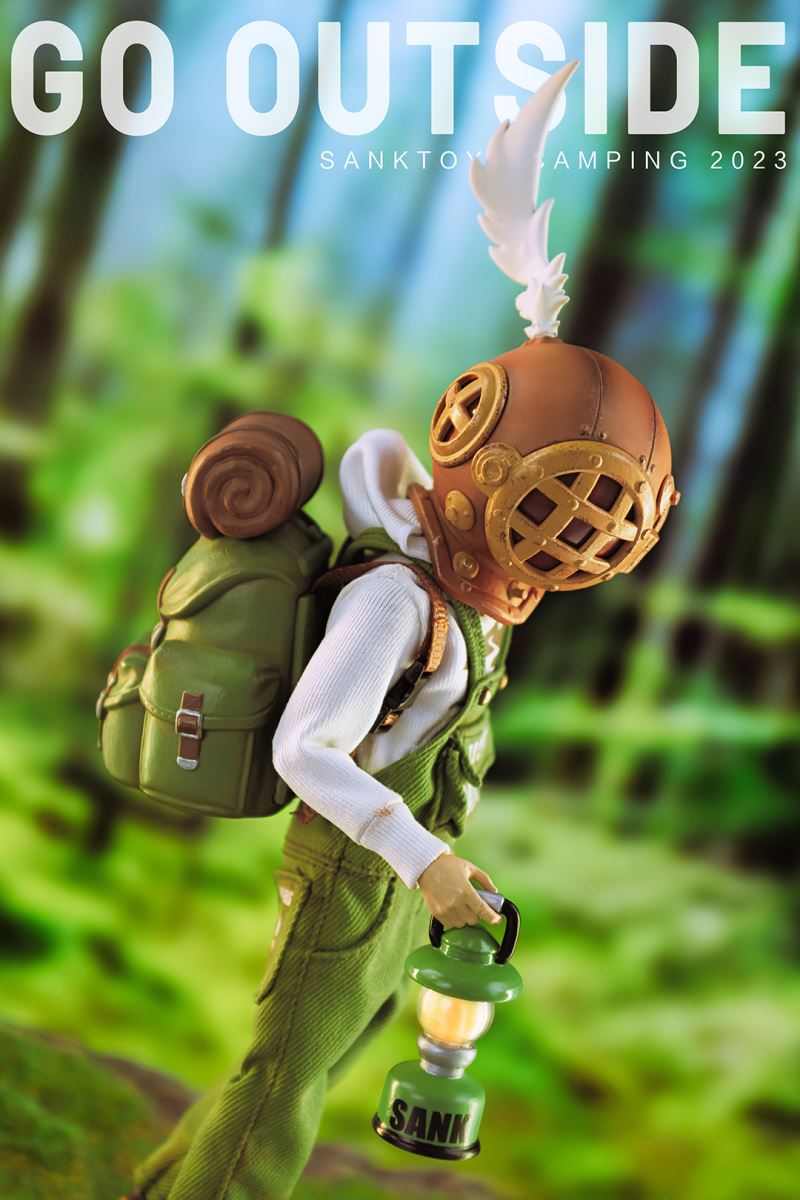 Wilderness Rider & Camping Boy 1/12