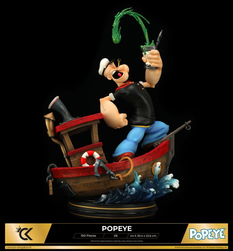 Popeye – Olive Boat / Spinach Boat Version