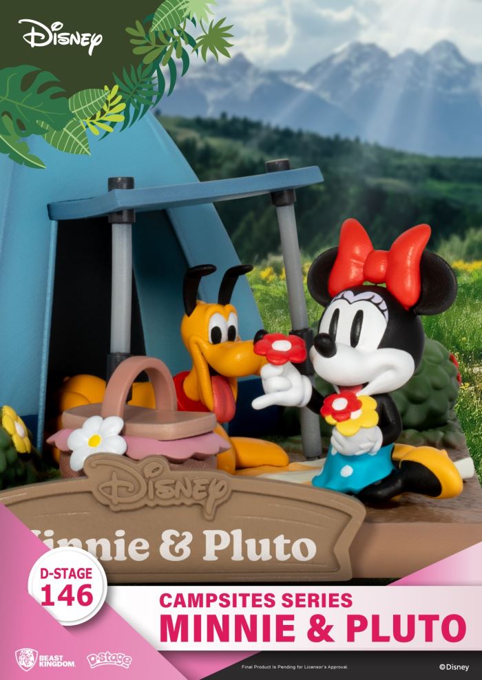 Camping Series - Mickey Mouse/Kiki and Titi/Goofy and Donald Duck/Minnie and Pluto