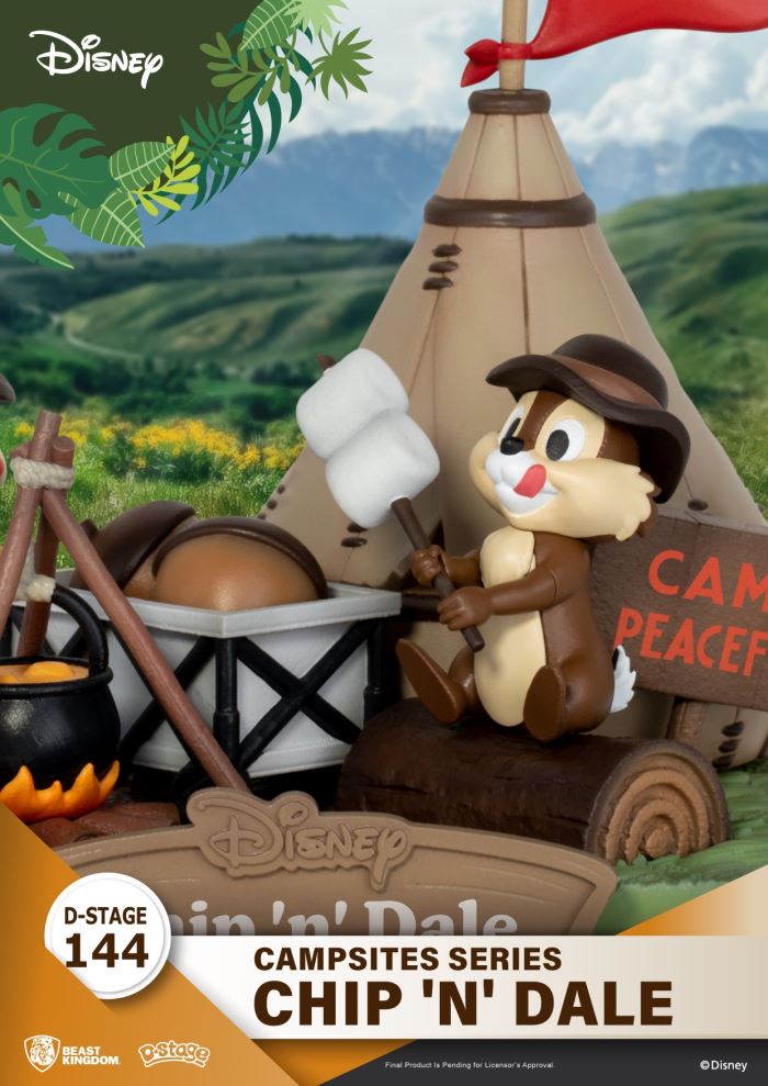 Camping Series - Mickey Mouse/Kiki and Titi/Goofy and Donald Duck/Minnie and Pluto