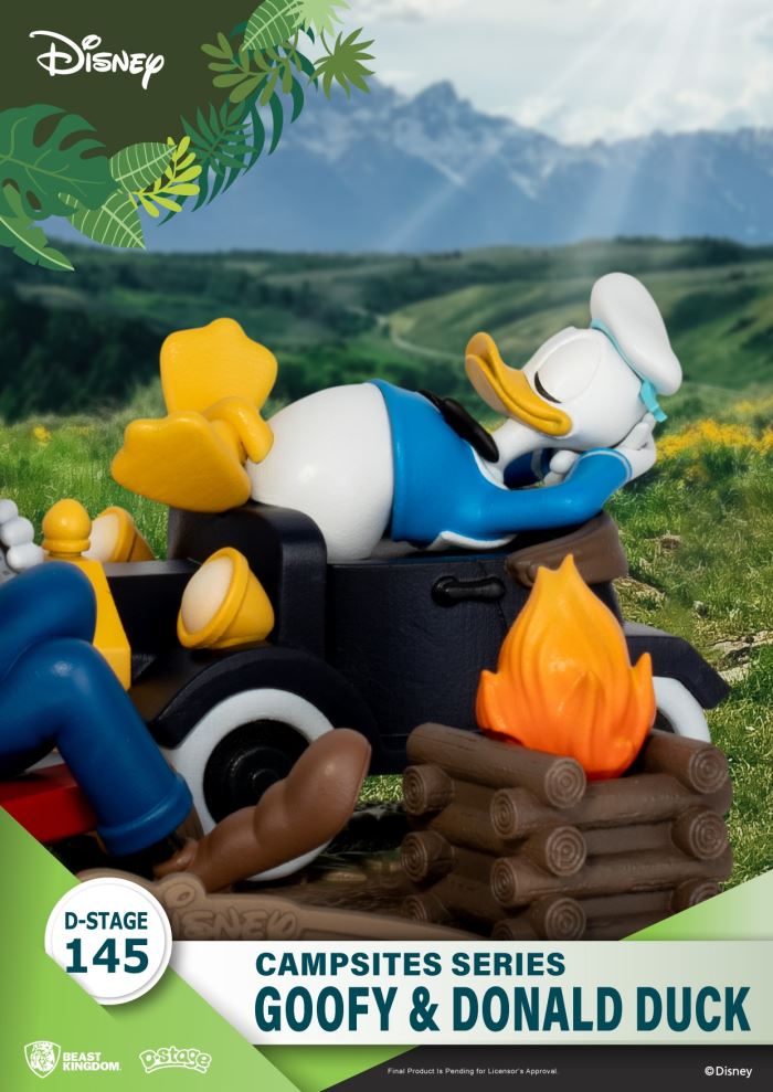 Camping Series - Mickey Mouse/Kiki and Titi/Goofy and Donald Duck/Minnie and Pluto