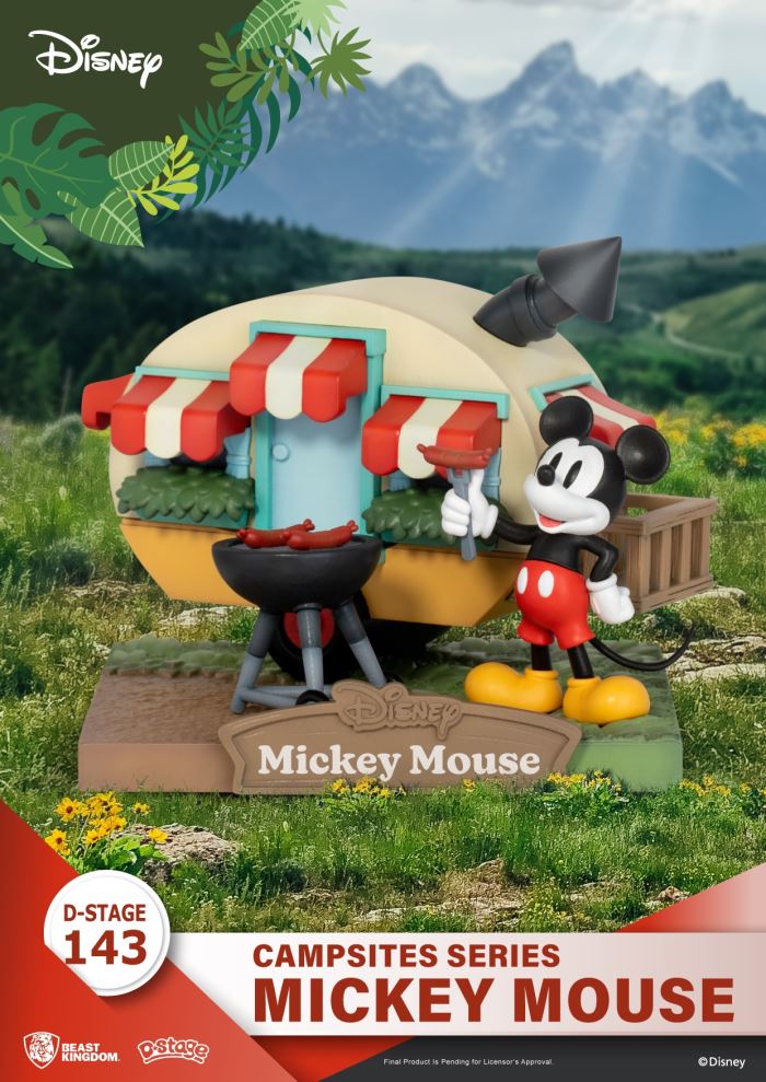 Camping Series - Mickey Mouse/Kiki and Titi/Goofy and Donald Duck/Minnie and Pluto