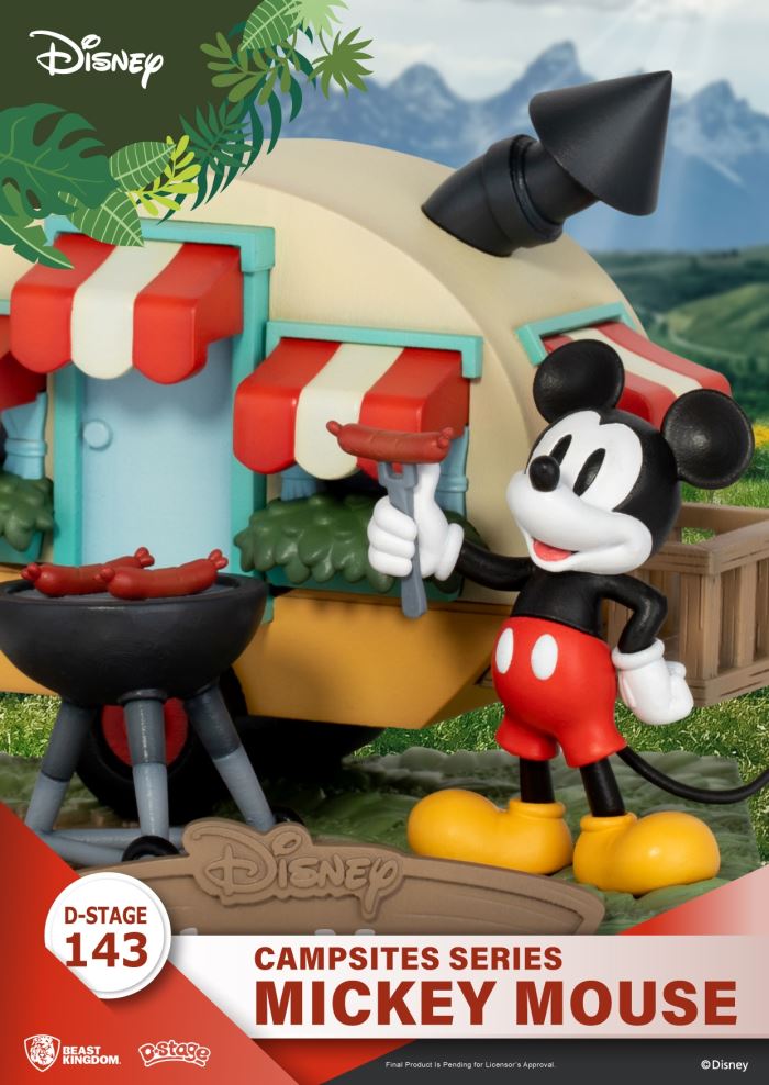 Camping Series - Mickey Mouse/Kiki and Titi/Goofy and Donald Duck/Minnie and Pluto