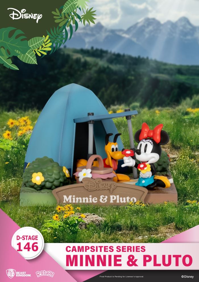 Camping Series - Mickey Mouse/Kiki and Titi/Goofy and Donald Duck/Minnie and Pluto