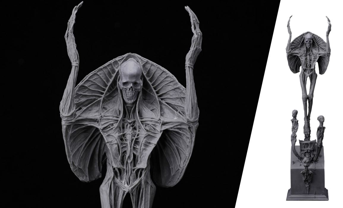 RED STATUE AND CANNON