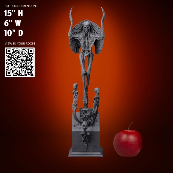 RED STATUE AND CANNON