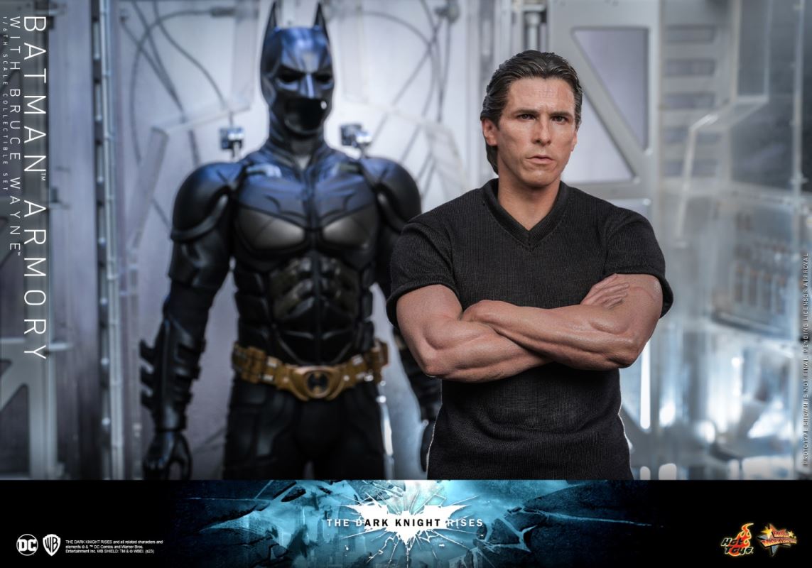 Batman: The Dark Knight Rises - Batman Armory & Bruce Wayne Set 1/6