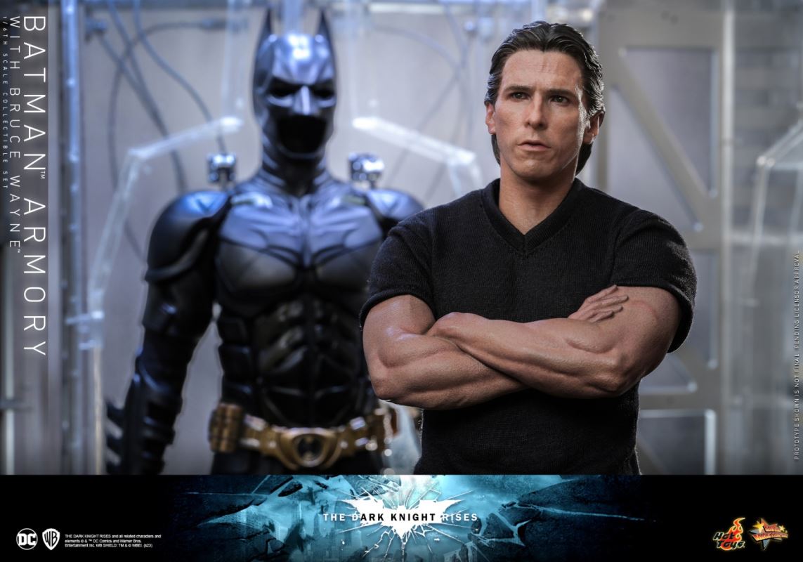Batman: The Dark Knight Rises - Batman Armory & Bruce Wayne Set 1/6