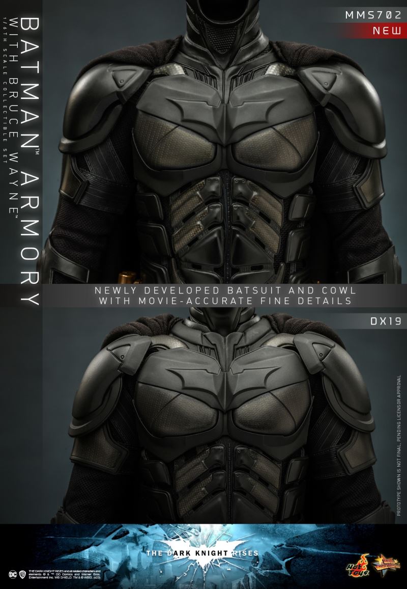 Batman: The Dark Knight Rises - Batman Armory & Bruce Wayne Set 1/6