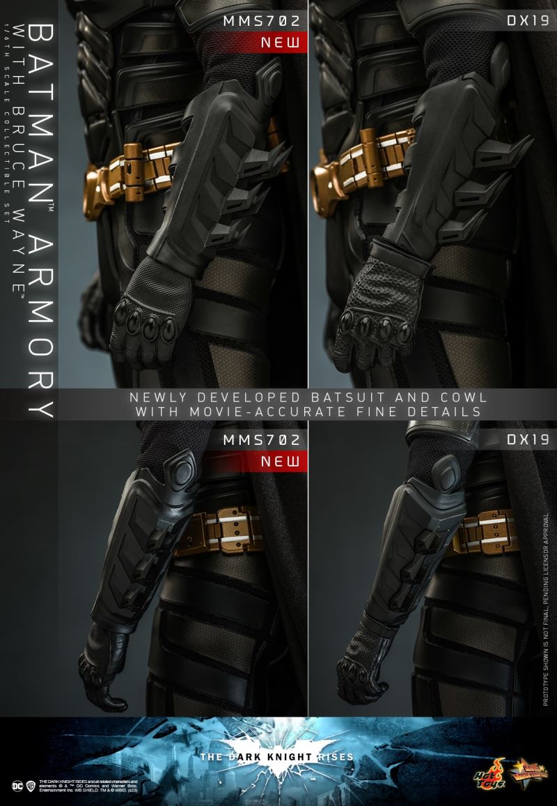 Batman: The Dark Knight Rises - Batman Armory & Bruce Wayne Set 1/6