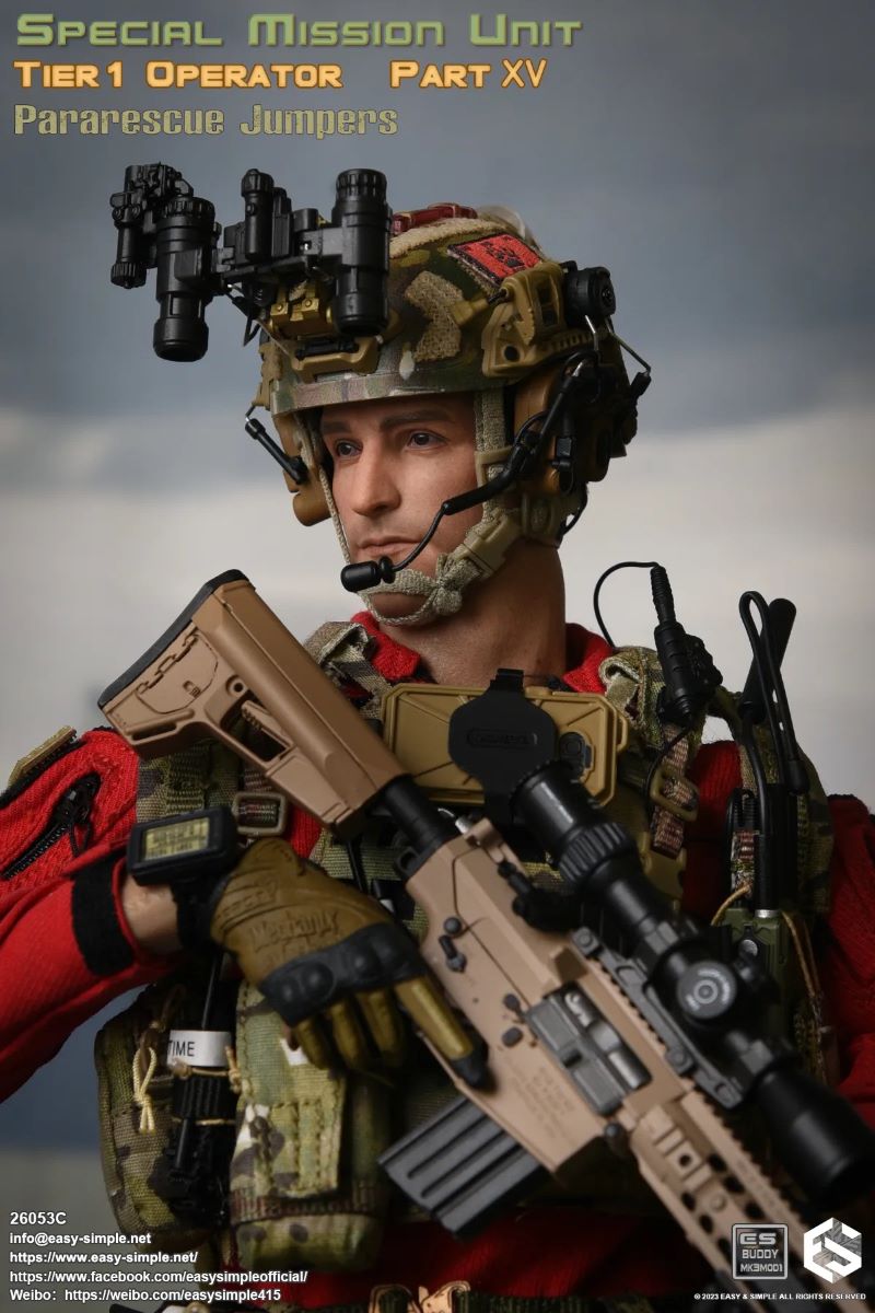 U.S. Air Force Parachute Rescue Team Pararescue Jumpers 1/6