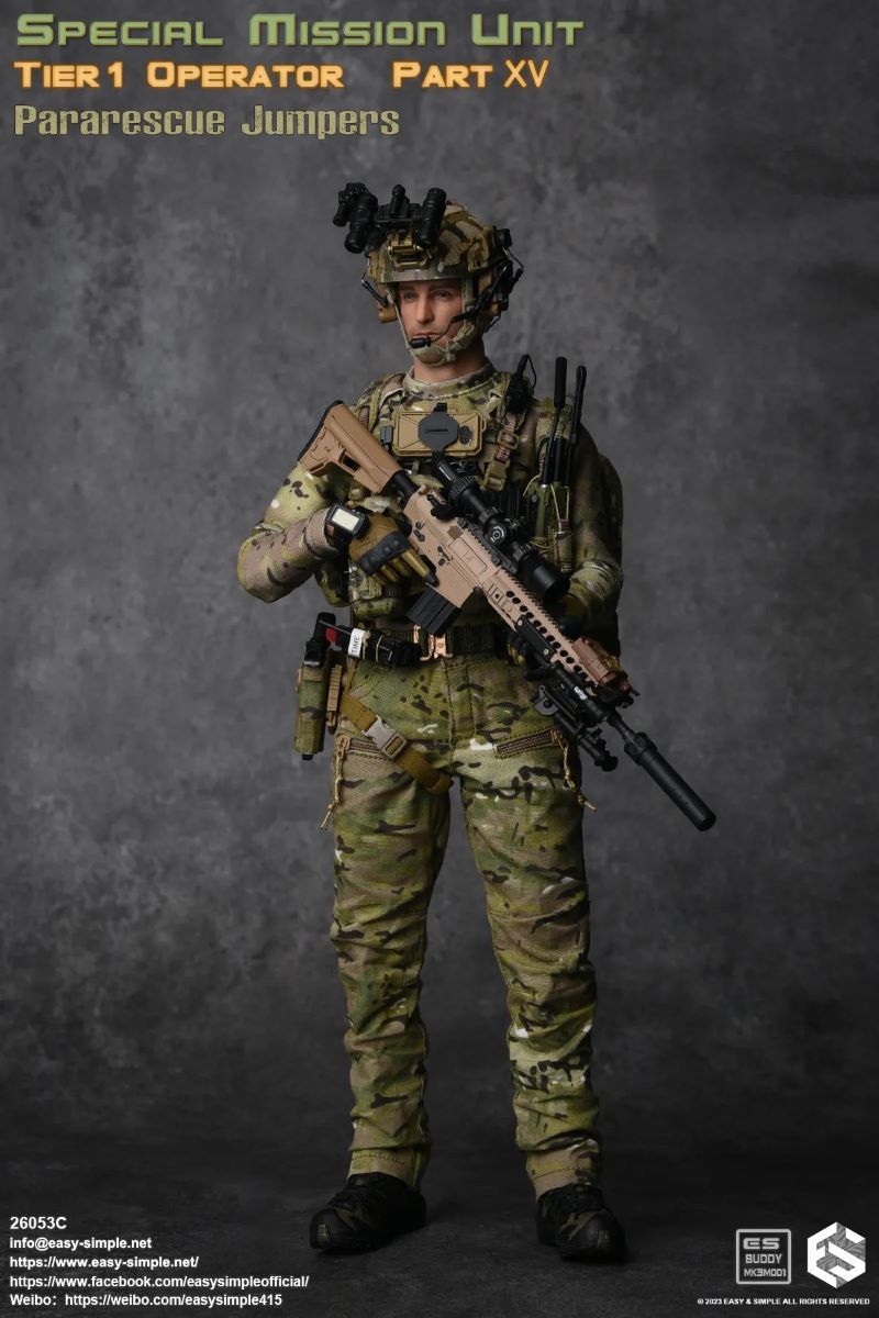 U.S. Air Force Parachute Rescue Team Pararescue Jumpers 1/6