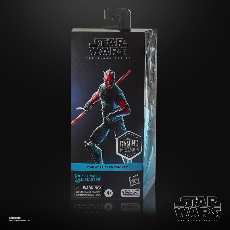 Star Wars BLACK Series 6 Inch Action Figure / Gaming Greats Darth Maul (Old Master) Battlefront 2
