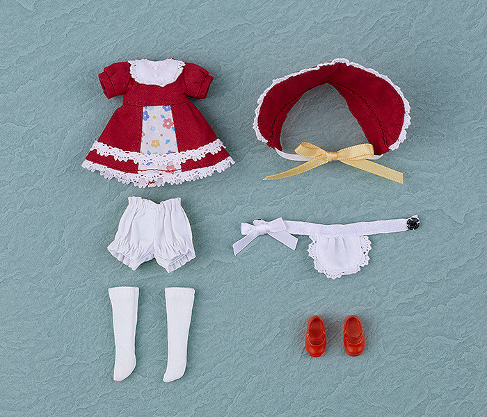 Nendoroid Doll Outfit Set Retro Dress (Red) / (Black)