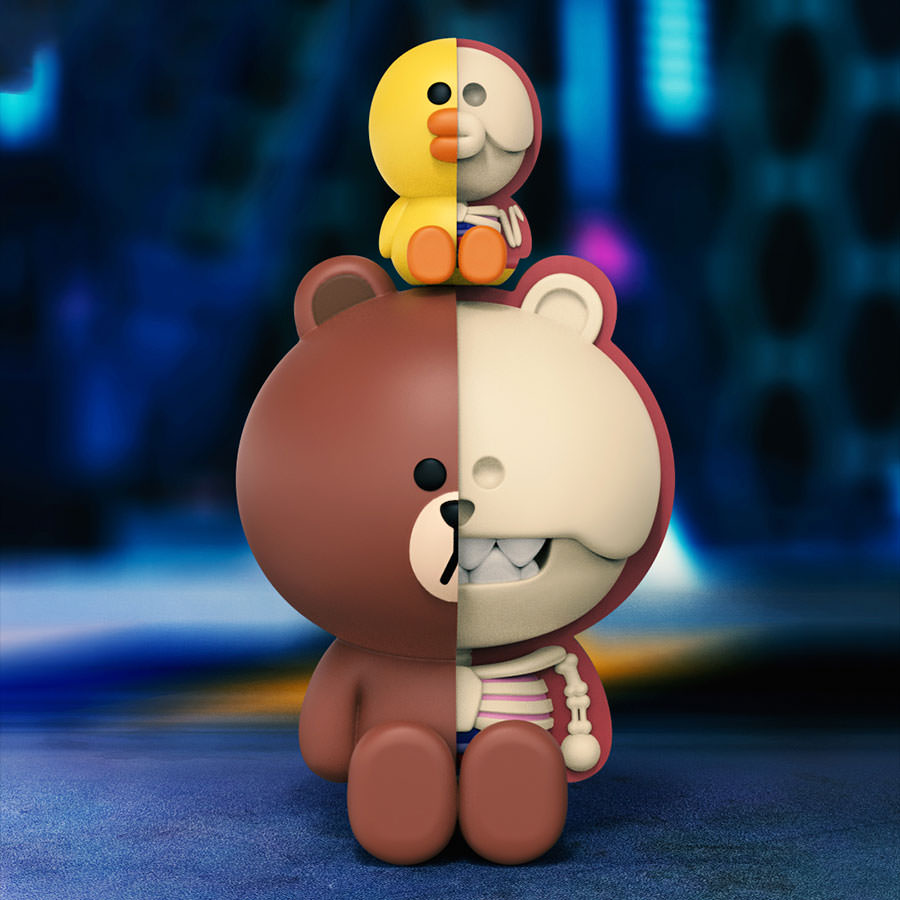 XXRAY PLUS BROWN AND SALLY