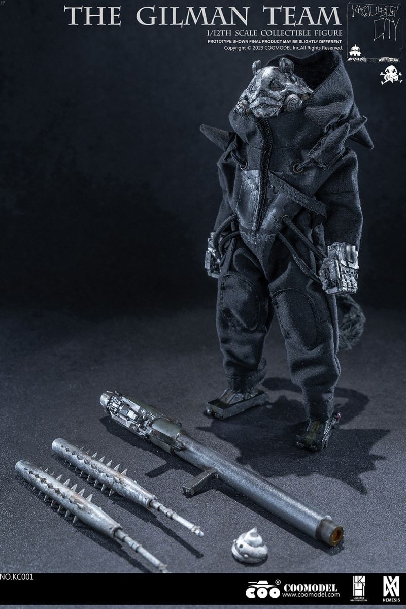 KAIJU BIG CITY - THE GILMAN TEAM (THREE-FIGURE SET) 1/12