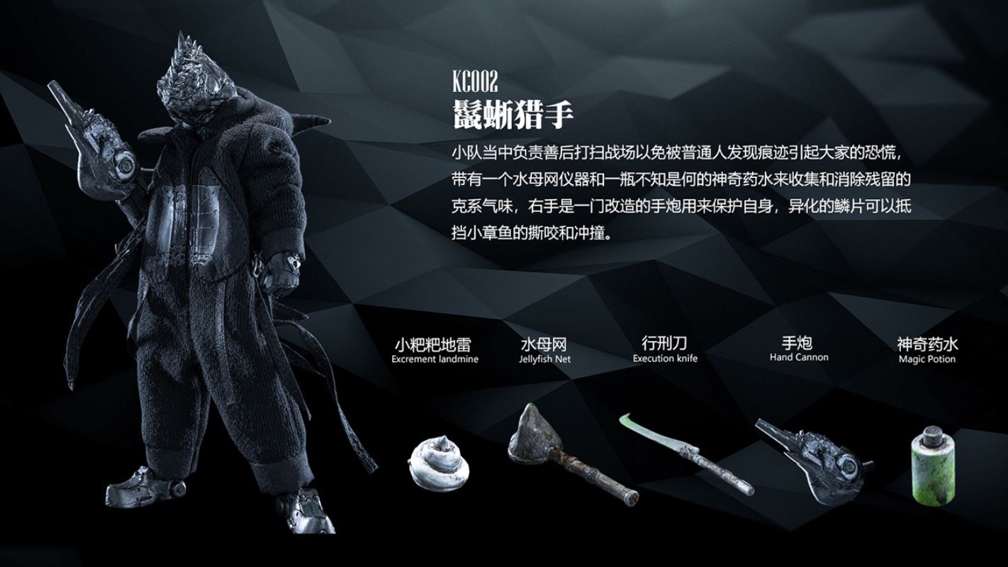 KAIJU BIG CITY - THE GILMAN TEAM (THREE-FIGURE SET) 1/12