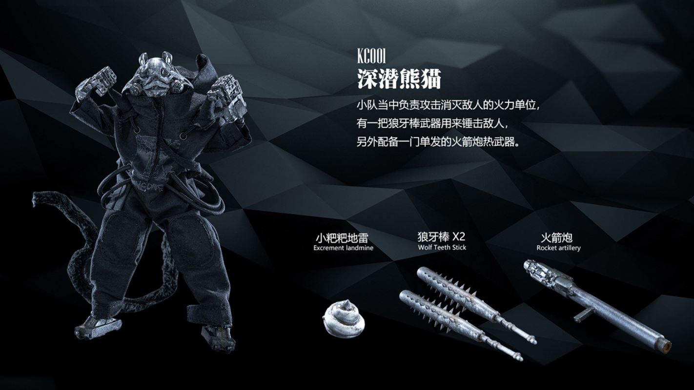 KAIJU BIG CITY - THE GILMAN TEAM (THREE-FIGURE SET) 1/12