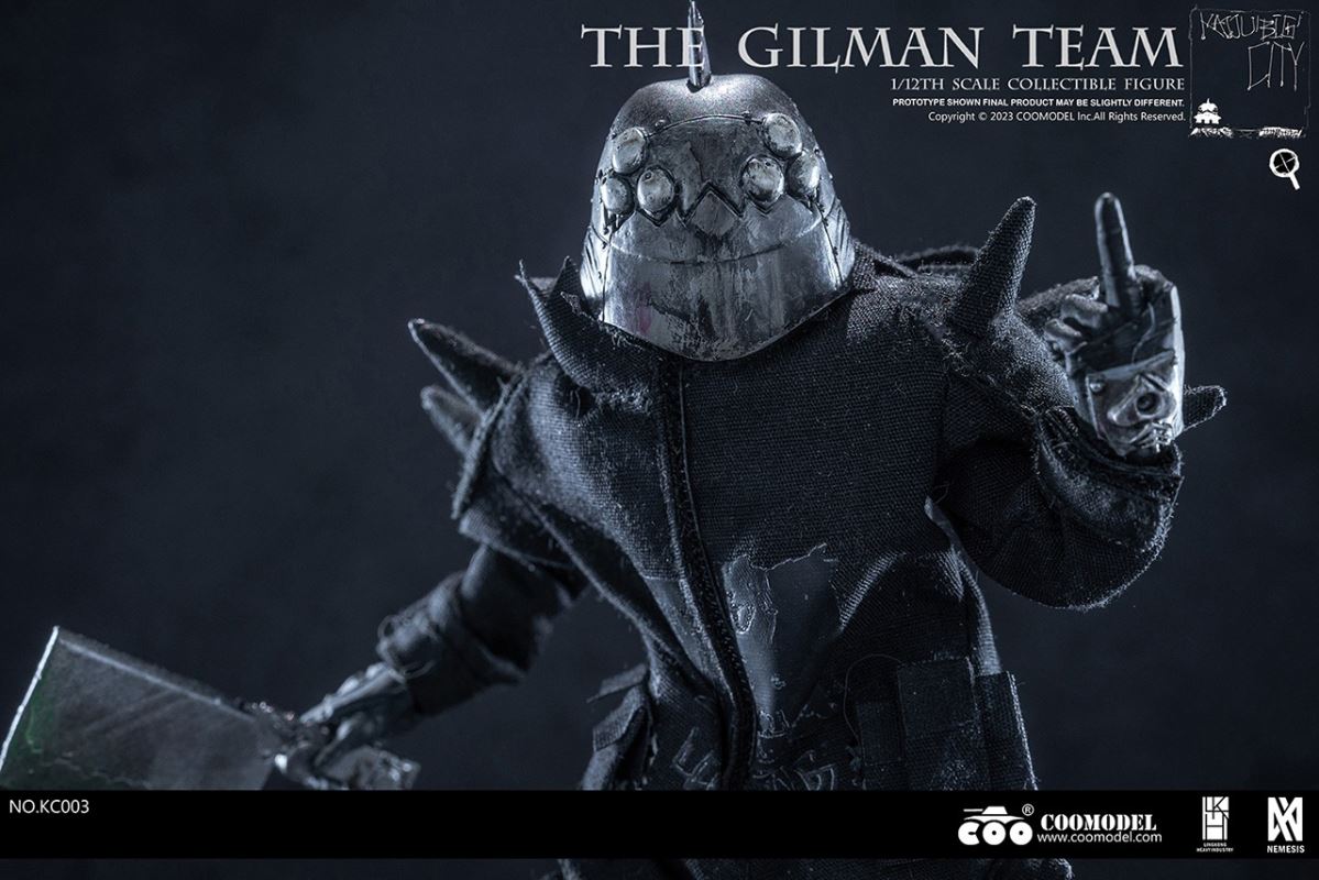 KAIJU BIG CITY - THE GILMAN TEAM (THREE-FIGURE SET) 1/12