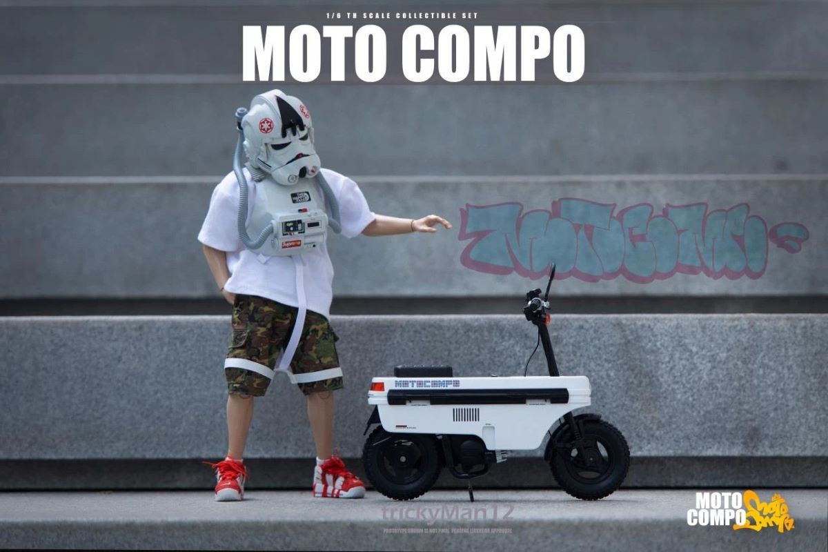 Small Bench Motorcycle 1/6