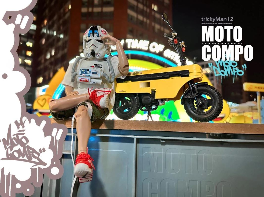 Small Bench Motorcycle 1/6