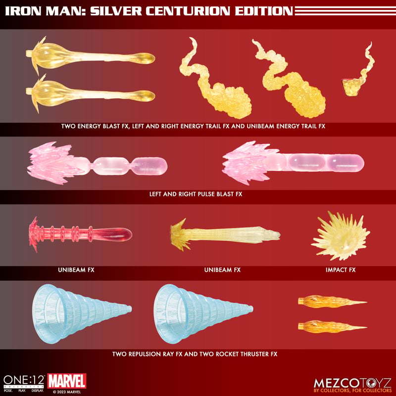  ONE:12 COLLECTIVE Iron Man: Silver Centurion