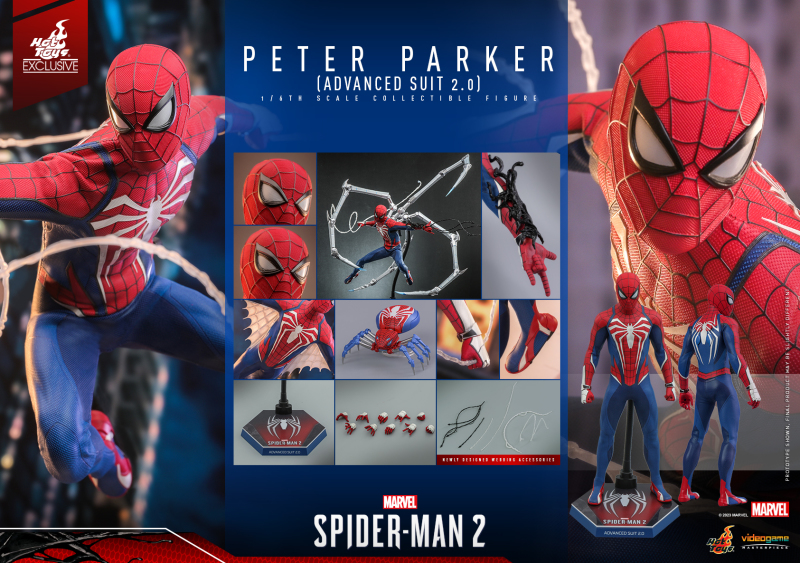 Marvel's Spider-Man 2-1:6 Peter Parker (Advanced Suit 2.0) Figure