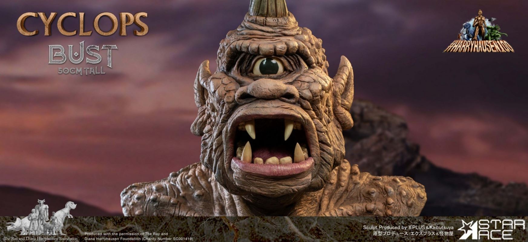 Ray Harryhausen 100th Anniversary - Monocle Bust