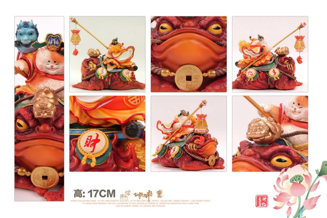 God of Wealth Cat with Multi-billion Statue