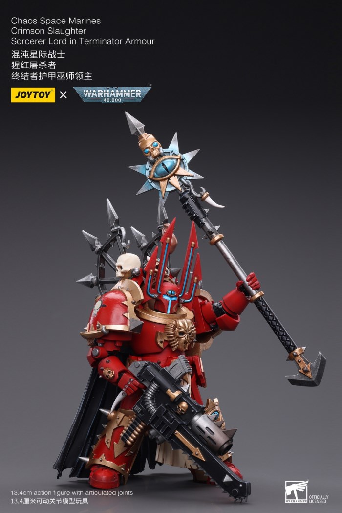 Terminator Armor Sorcerer Lord/Salamander Captain Adrax Agathon/Blood Angel Mephiston 1/18