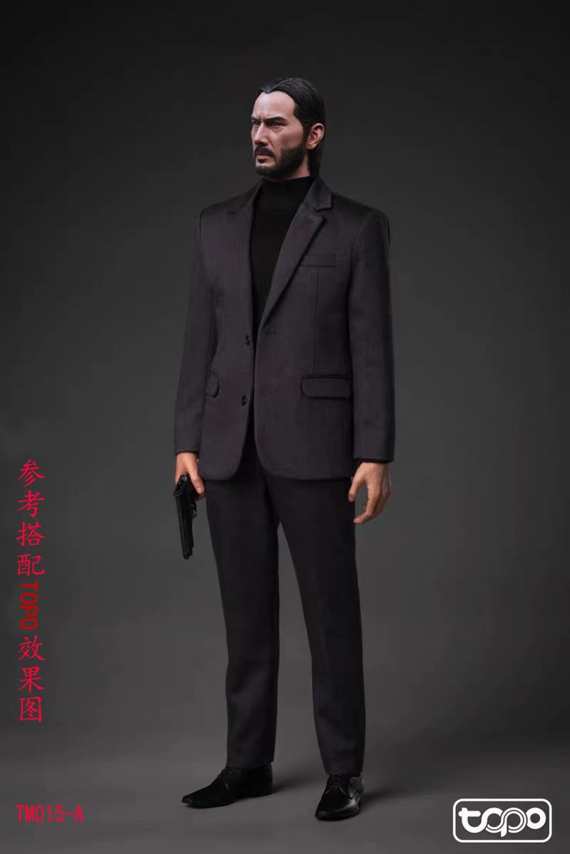 European and American tough guy head carving 1/6