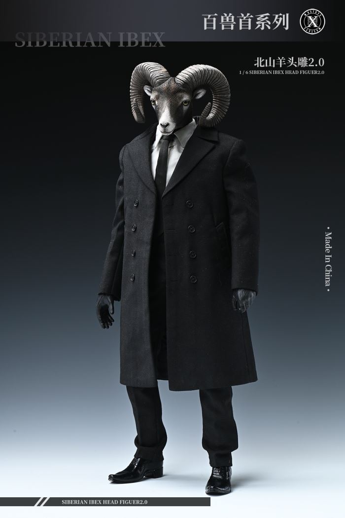 Siberian Ibex Head Figuer 2.0 1/6