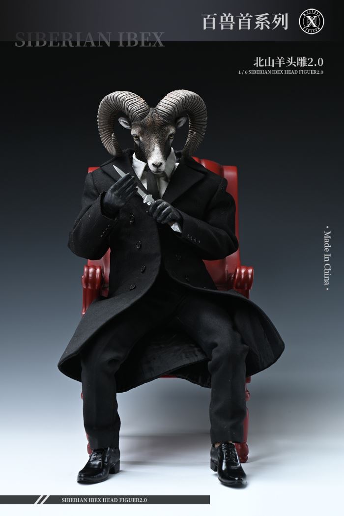 Siberian Ibex Head Figuer 2.0 1/6