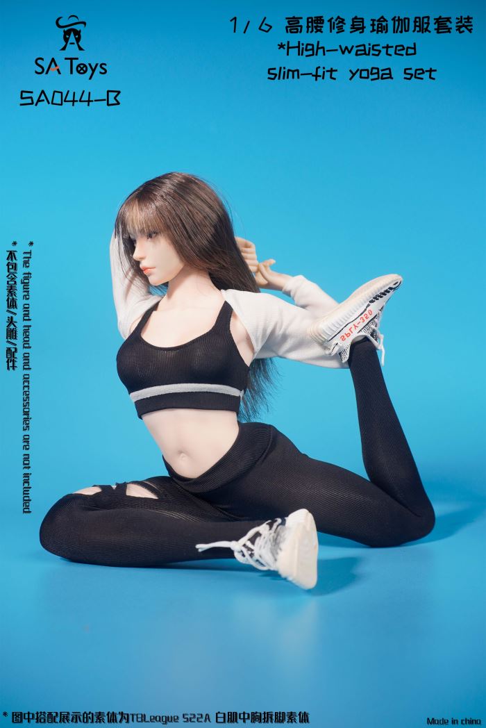 High-waisted slim-fit yoga set 1/6