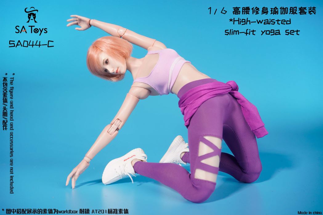 High-waisted slim-fit yoga set 1/6