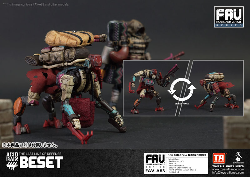 Acid Rain 1/18 Scale FAV-A83 Beset