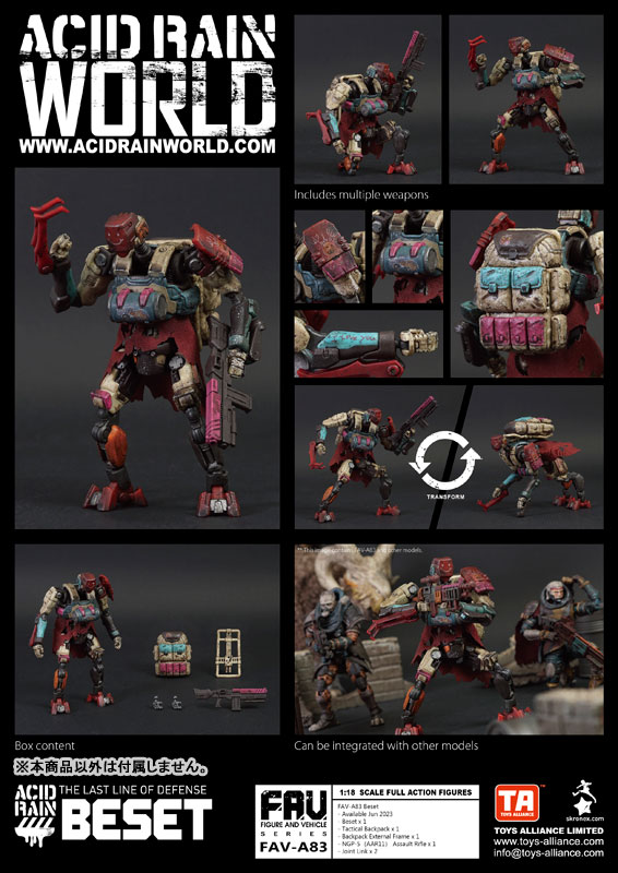 Acid Rain 1/18 Scale FAV-A83 Beset