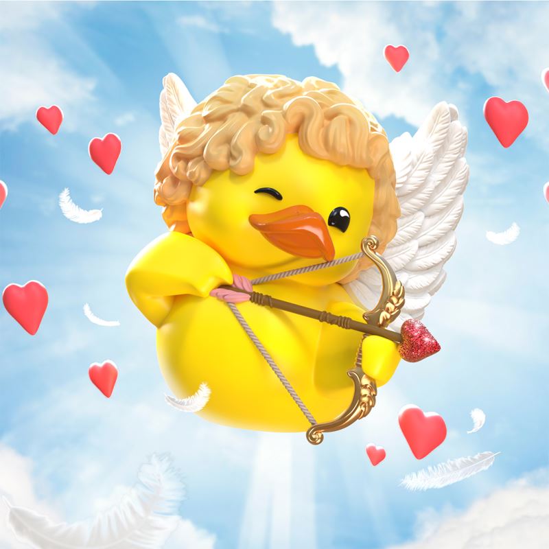 Cupid Cosplaying Duck Collectible