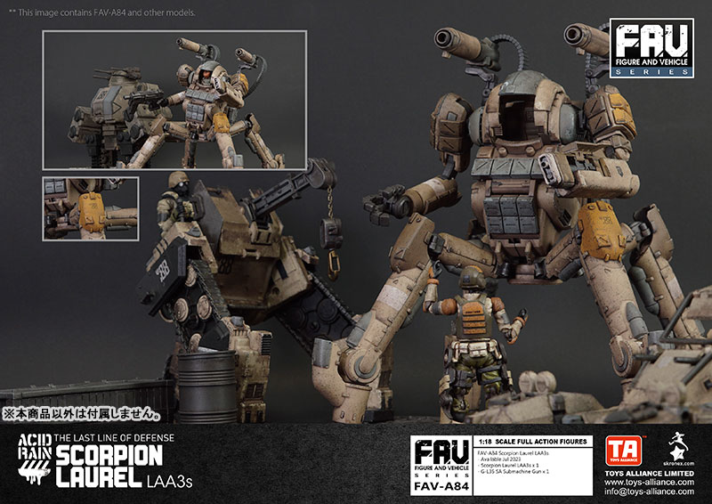 Acid Rain 1/18 Scale FAV-A84 Scorpion Laurel LAA3s