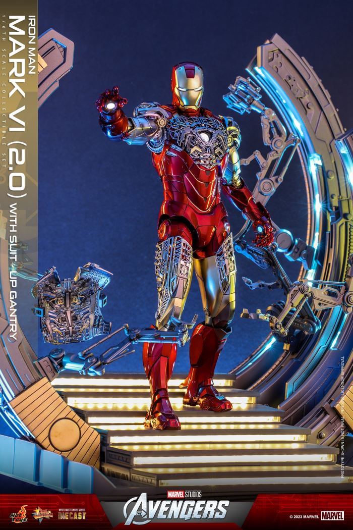 Avengers Iron Man MK6 Version 2.0 / Armor Dismantling Station 1/6